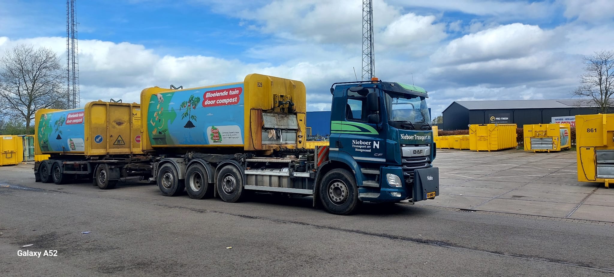 Containertransport DAF